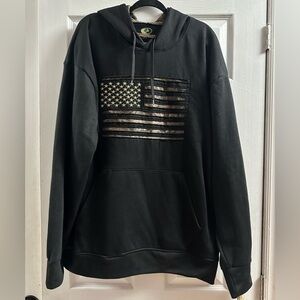 🆕 Mossy Oak Embroidered Flag Hoodie 3X